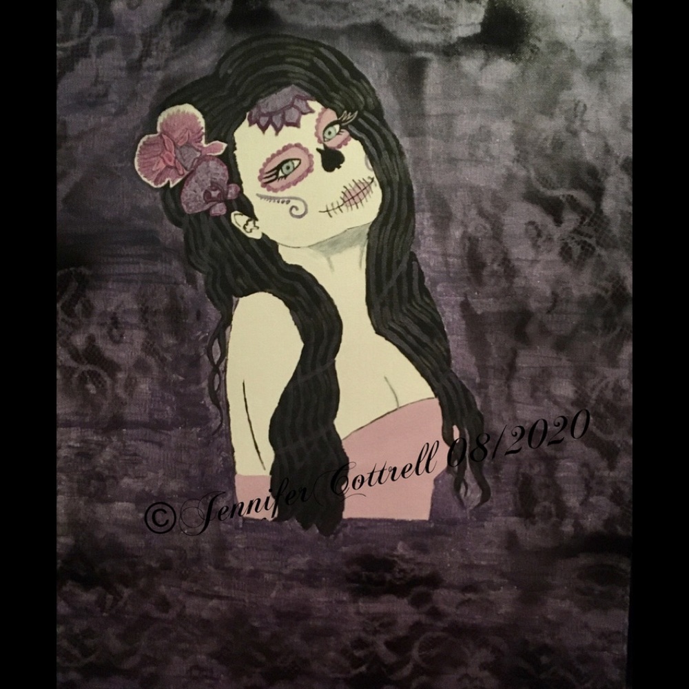 11x14” Signed Art Print ‘Lilac Lace Muertos’